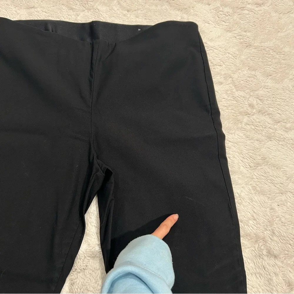 Chico's - Pull Ons - Black High Rise Cropped Ankle Pants 3R/16R - Picture 11 of 11